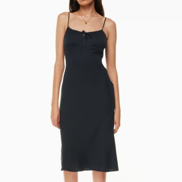 Wilfred Dresses & Skirts - Aritzia Wilfred "Bellow" midi dress in spiced burgundy (size S)